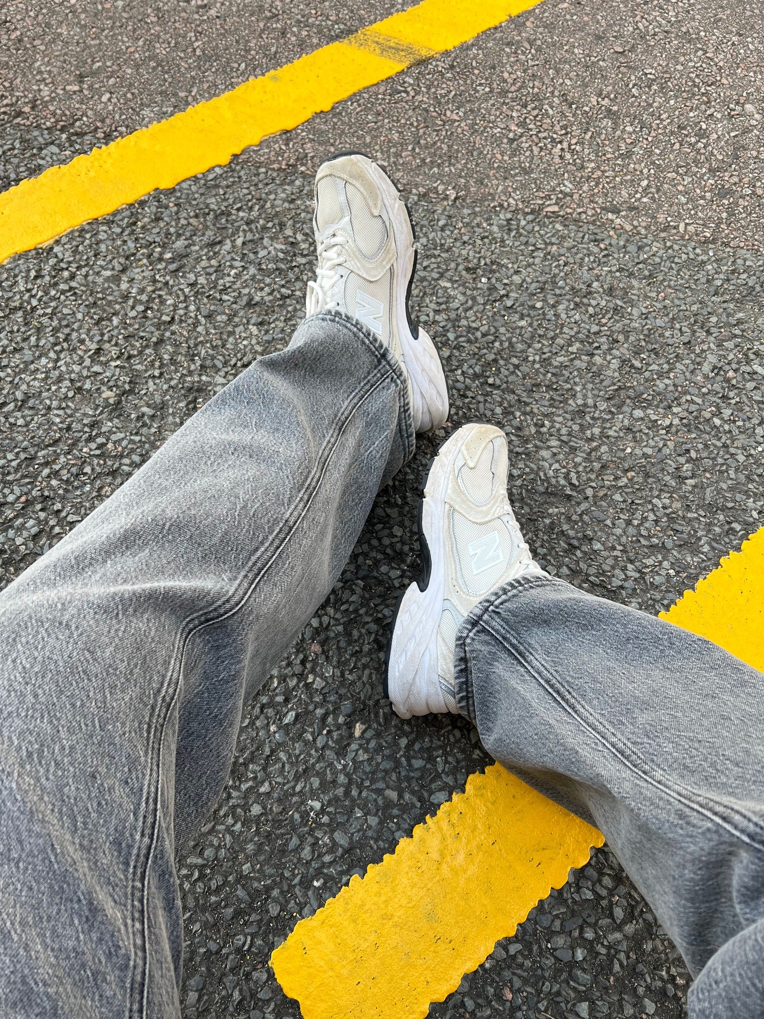 VMTESSA Wide Jeans - Medium Grey Denim